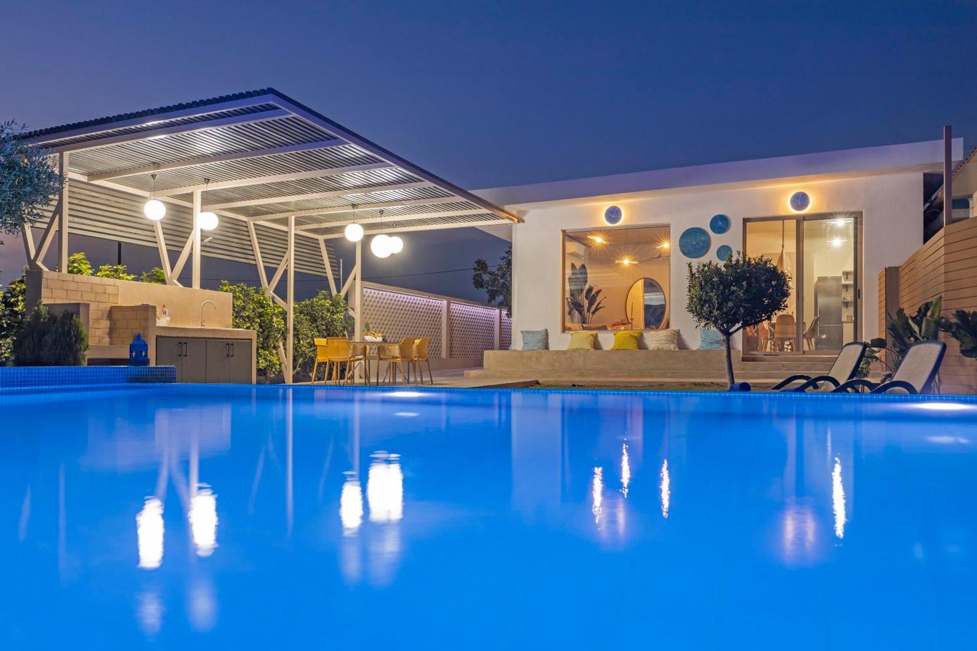 Gaia Blue Villa Kolímbia Kültér fotó
